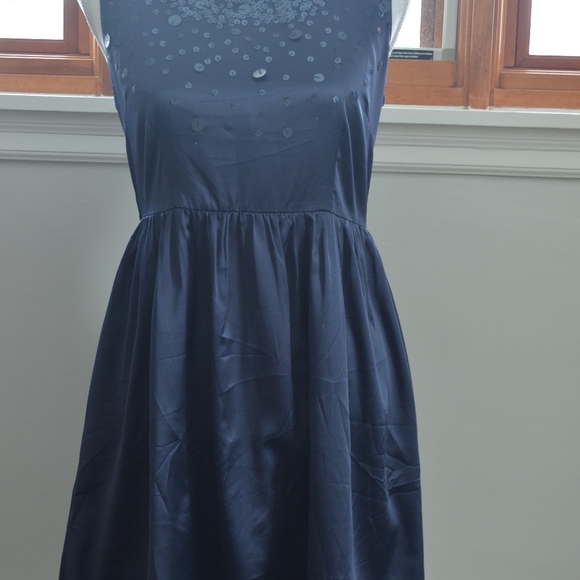 navy skater dress - Picture 2 of 8